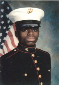 Darrell in 1991, as a newly-enlisted U.S. Marine.